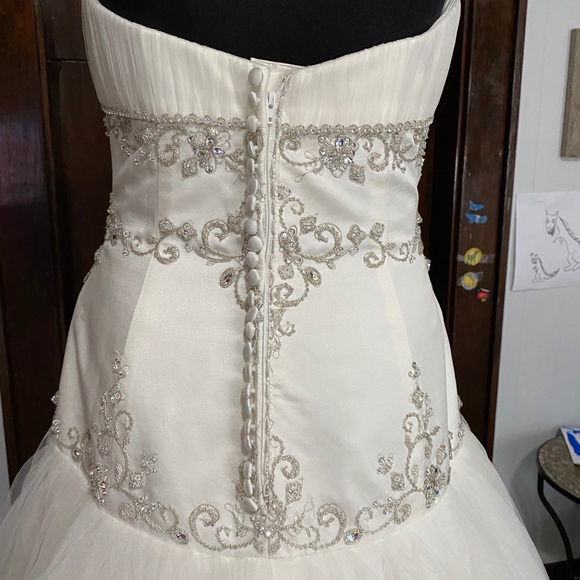 The Couture Collection Bridal Sz 10 NWOT - Picture 4 of 8